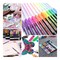 48-Piece Glitter Gel Pens Set for Coloring Books and Art